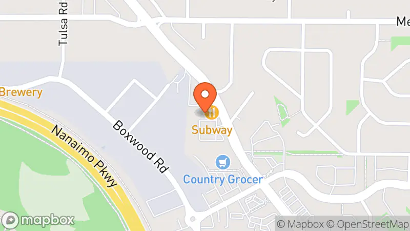 Map showing location of Hospice Shoppe