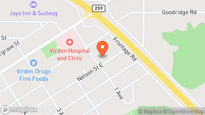 Map showing location of It's All Good