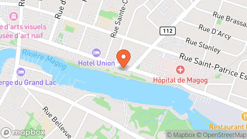 Map showing location of Kozmiko