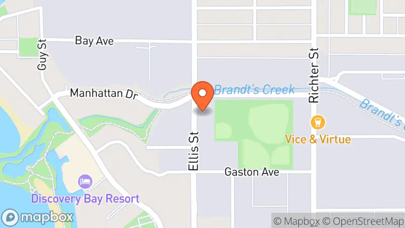 Map showing location of KWS Thrift Store & Community Space
