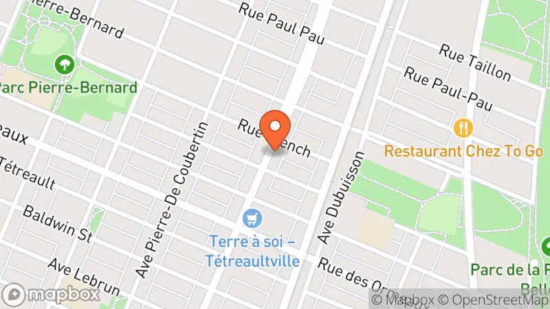 Map showing location of La Découseuse