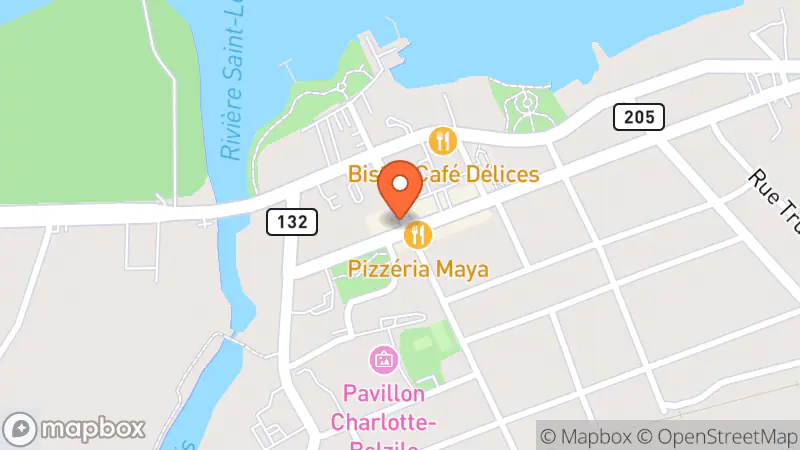 Map showing location of La Récup' à Guilou