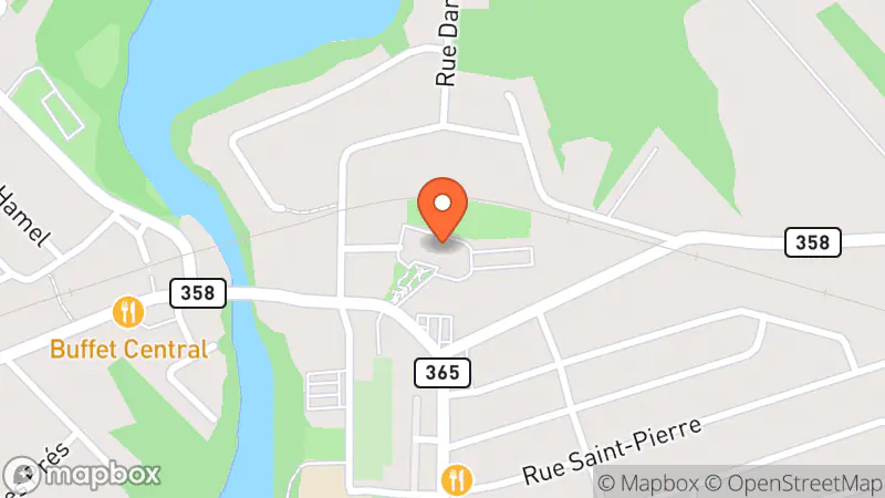 Map showing location of Le grenier des trouvailles