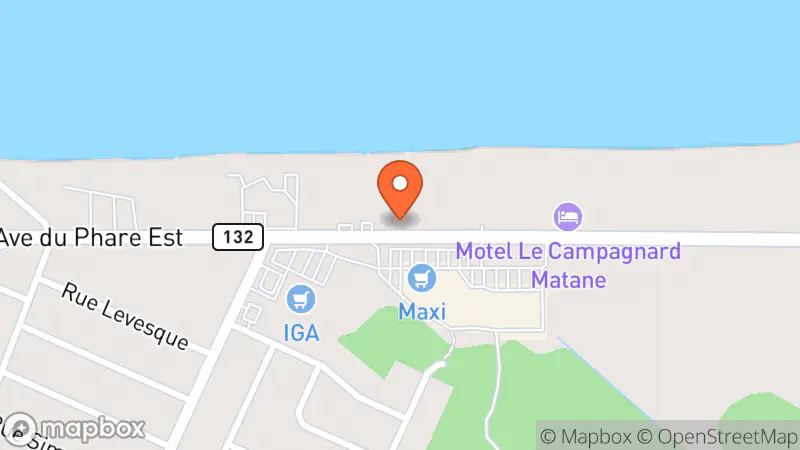Map showing location of Librairie D'occasion