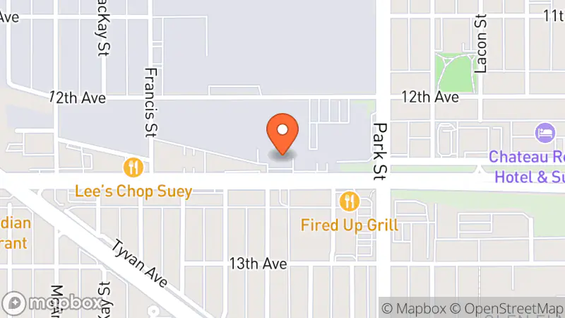 Map showing location of Loom & Magpie