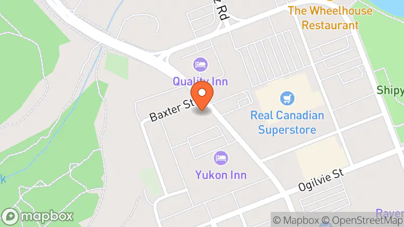 Map showing location of Love2Thrift - Whitehorse Community Thrift Store