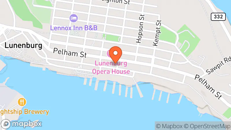 Map showing location of Lunenburg Bound