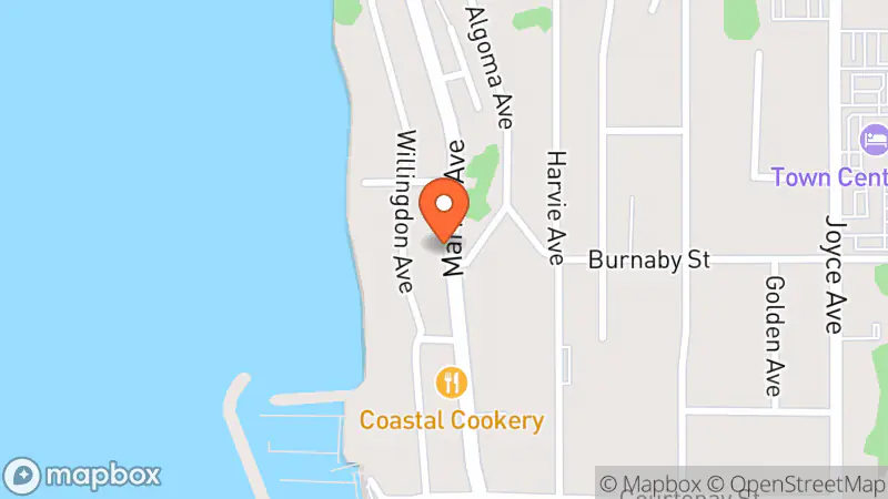 Map showing location of Madrona Boutique