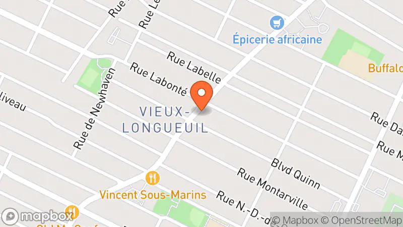 Map showing location of Maison Du Père De L'Espoir Friperie