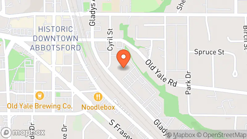 Map showing location of MCC Centre Thrift Shop