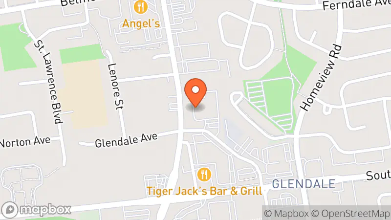 Map showing location of Mission Thrift Store • London South