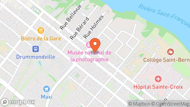 Map showing location of Mlle Friperie