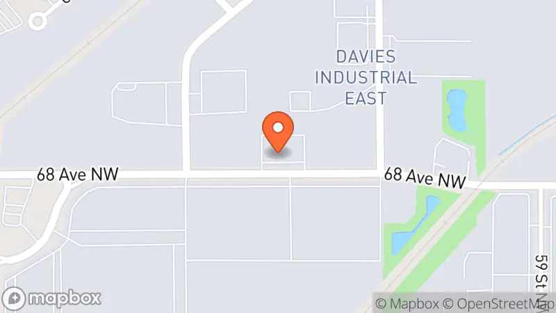 Map showing location of More Than a Fad Thrift Store Edmonton