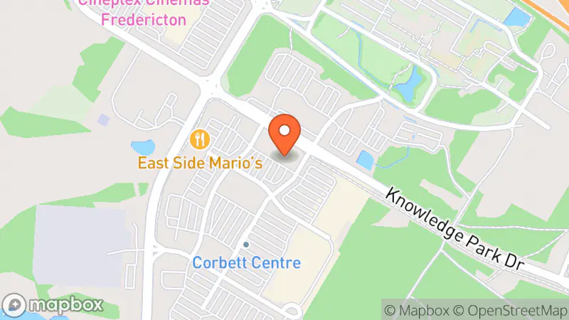 Map showing location of My Consignment Fredericton