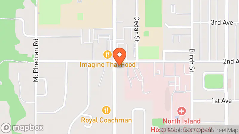 Map showing location of New-2-U Consignment