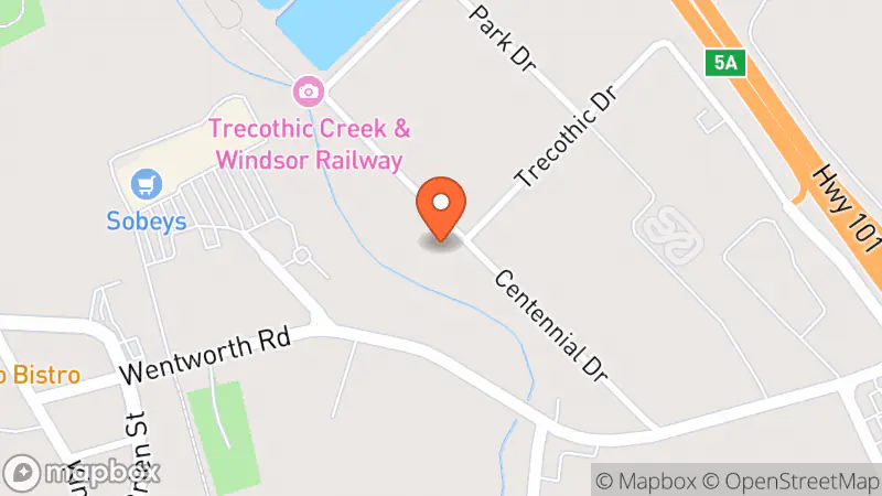 Map showing location of New Boundaries