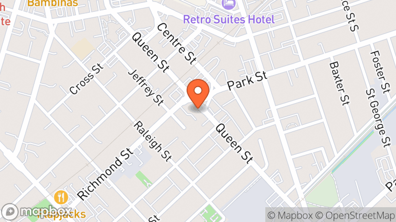 Map showing location of New Life Thrift Store Furniture Annex