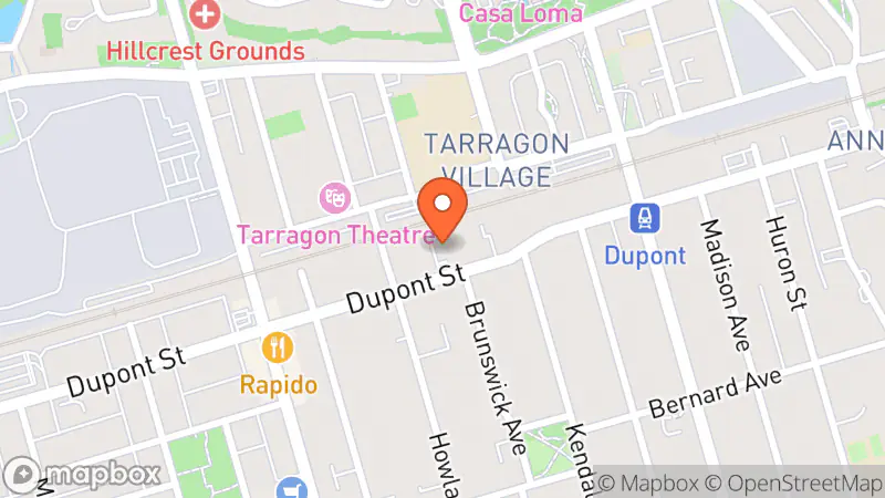 Map showing location of Odd Thing Vintage