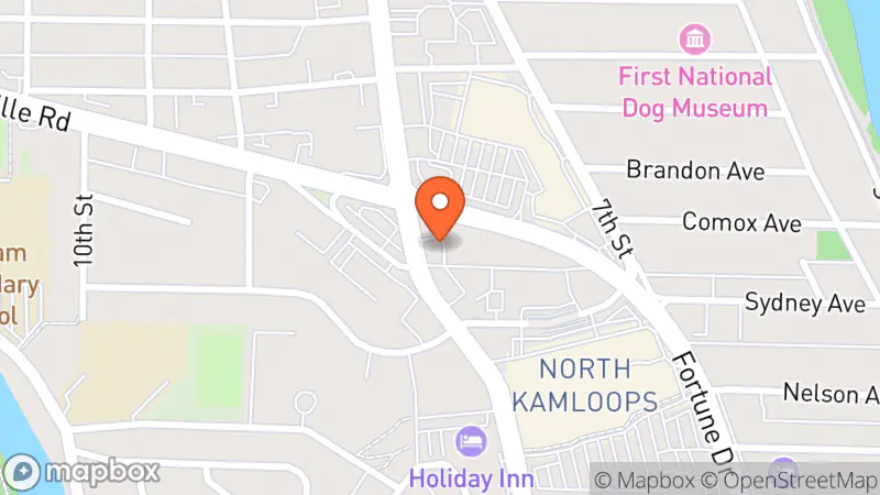 Map showing location of Old Friends Vintage & Thrift