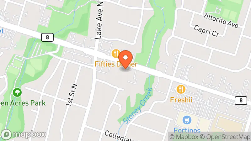 Map showing location of Once Upon A Child