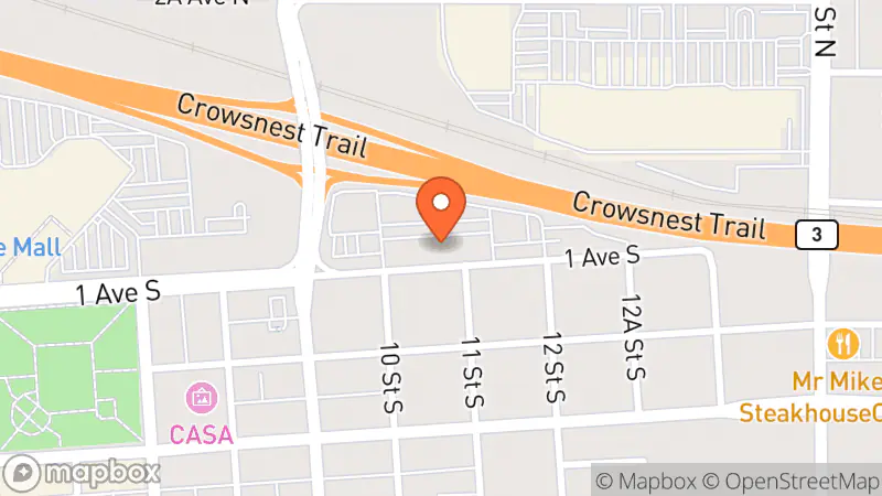 Map showing location of Once Upon A Child