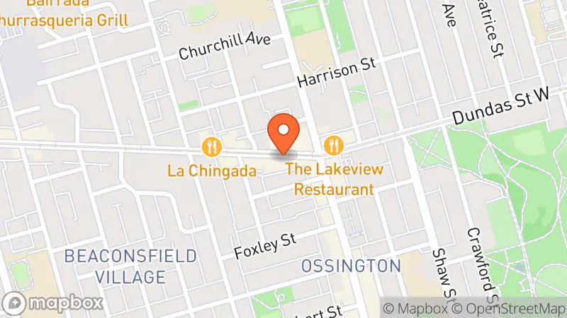 Map showing location of Penny Arcade