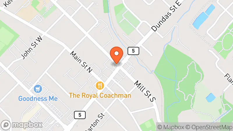 Map showing location of Pickwick Books