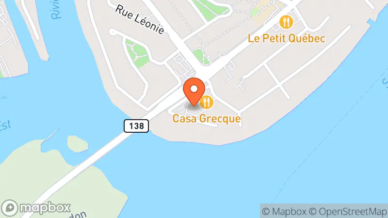 Map showing location of Placard et cie / Friperie-café / Repentigny
