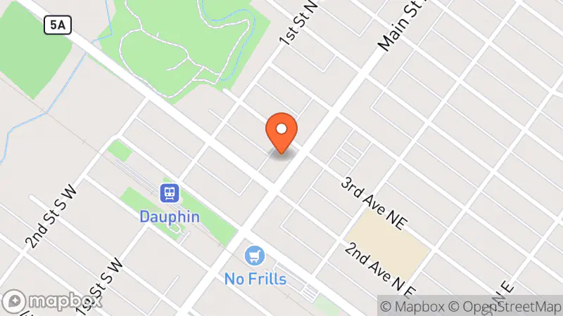 Map showing location of Raven’s Room Boutique