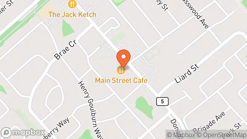 Map showing location of Re-Read Used Books