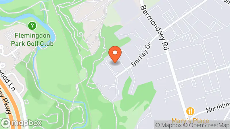 Map showing location of Ready Set Recycle