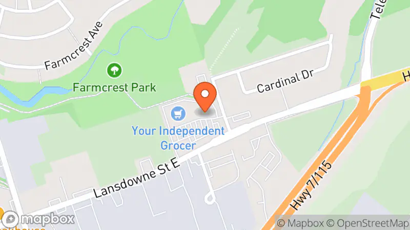 Map showing location of Recycled Kids