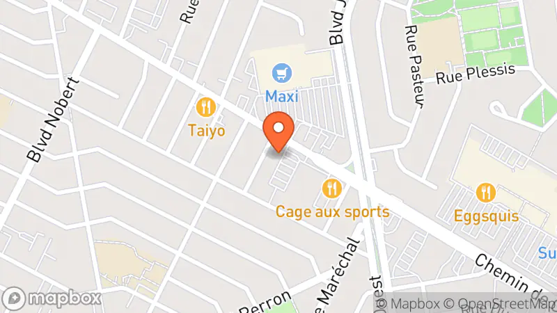 Map showing location of Renaissance Bookstore-Donation Centre