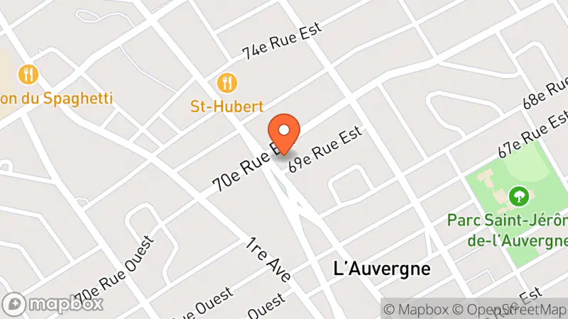 Map showing location of Renaissance Boutique Charlesbourg