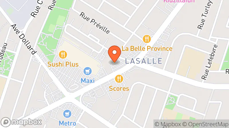 Map showing location of Renaissance Don LaSalle