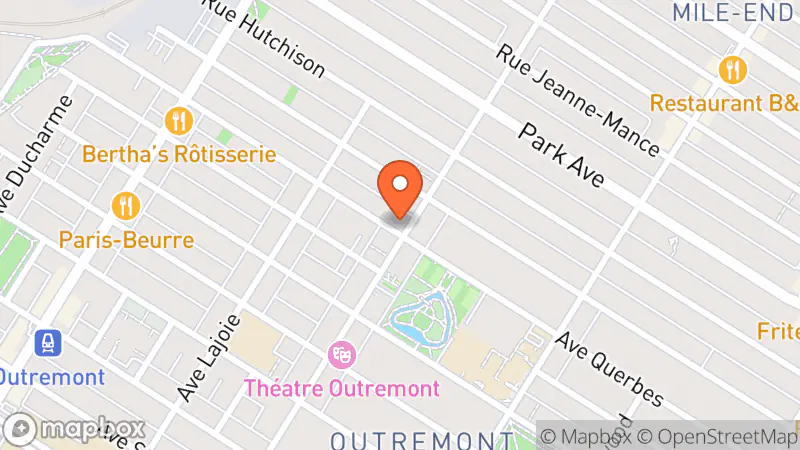 Map showing location of Renaissance Don Outremont