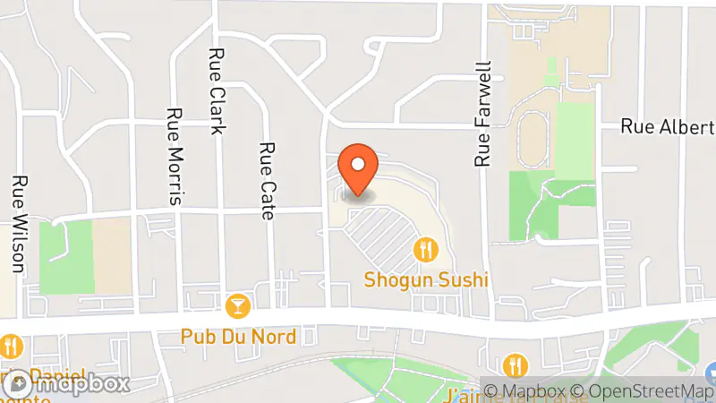 Map showing location of Renaissance Fripe Promenades King