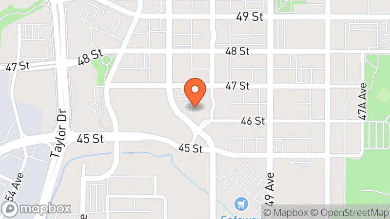 Map showing location of reNew Thrift Store