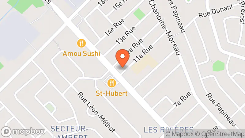 Map showing location of Ricochet