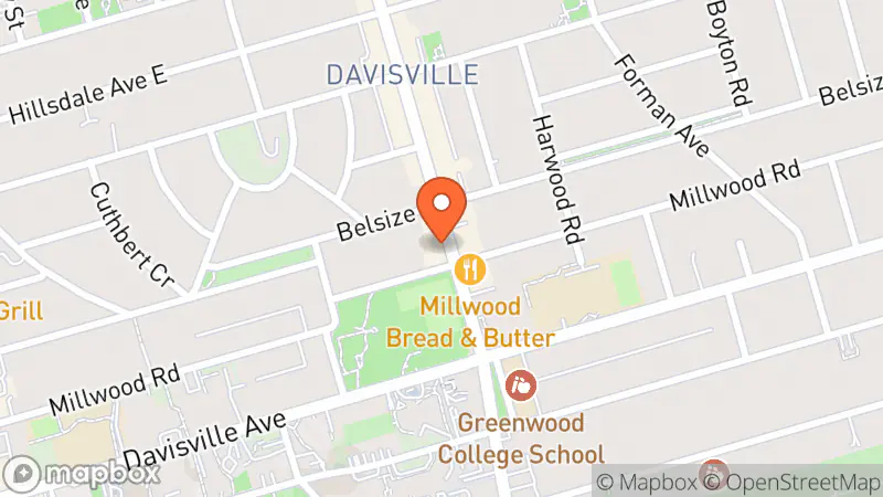 Map showing location of Second Nature Boutique Mount Pleasant