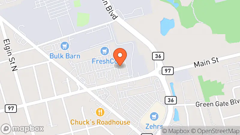 Map showing location of Society of Saint Vincent De Paul Thrift Store Cambridge ON