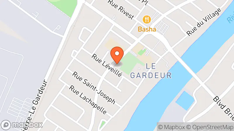 Map showing location of Société de Saint-Vincent de Paul