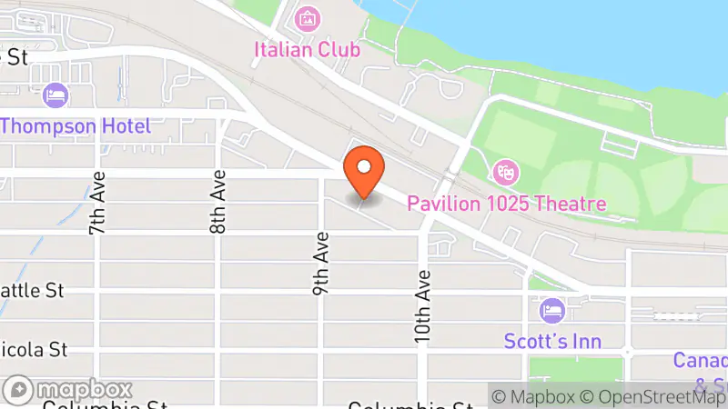 Map showing location of Spotless & Sorted