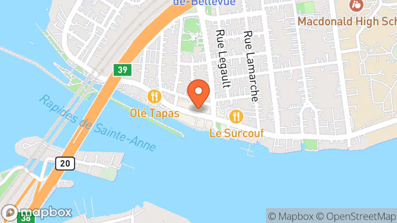 Map showing location of Station 13