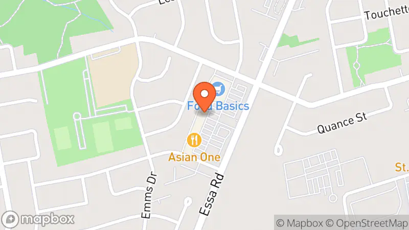 Map showing location of Style Encore - Barrie