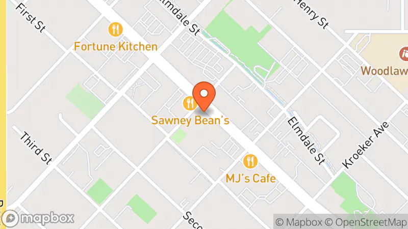 Map showing location of Super Thrift