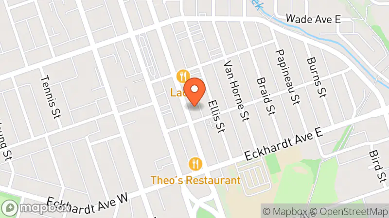 Map showing location of The Care Closet