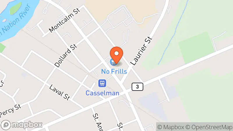 Map showing location of The Good Samaritan Center