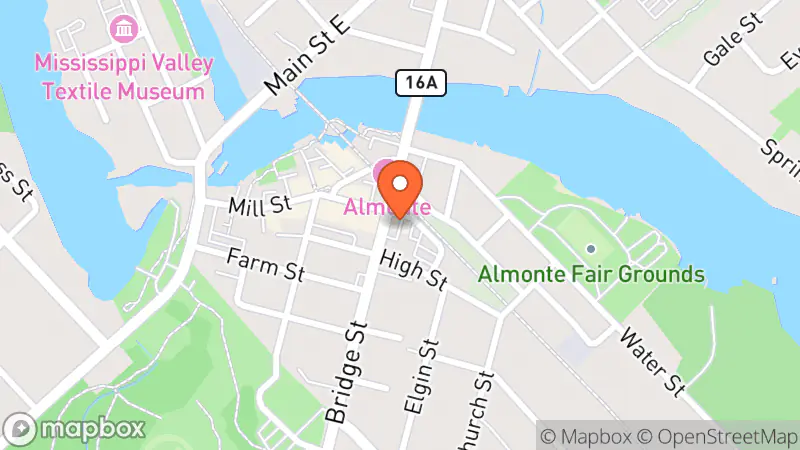 Map showing location of The Hub