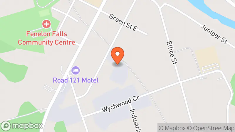 Map showing location of The Salvation Army Thrift Store